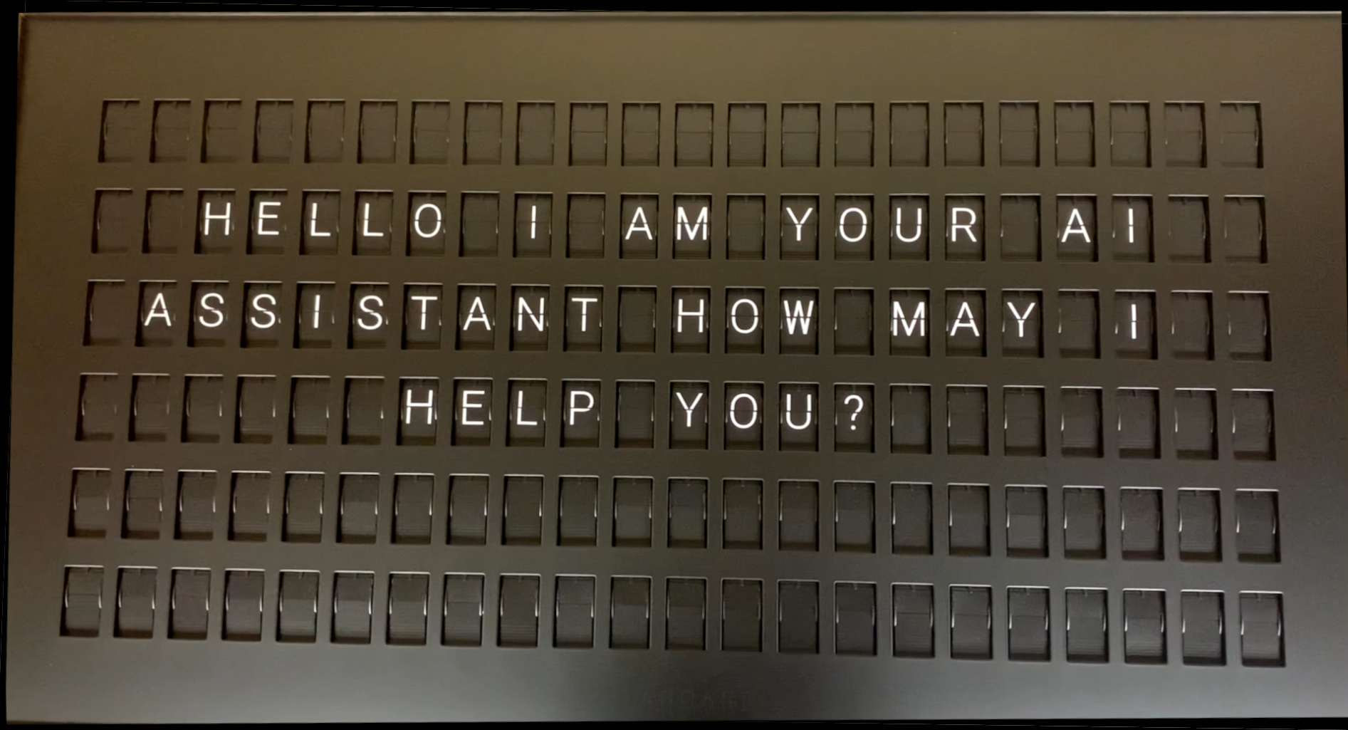 Gradio chat interface with Vestaboard integration